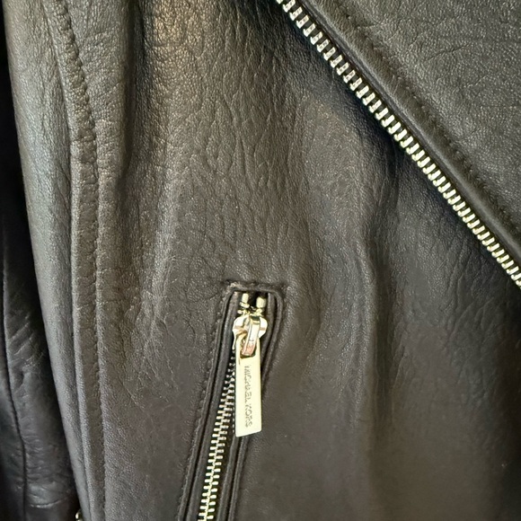 MICHAEL Michael Kors Leather Jacket Size Large - Picture 13 of 16